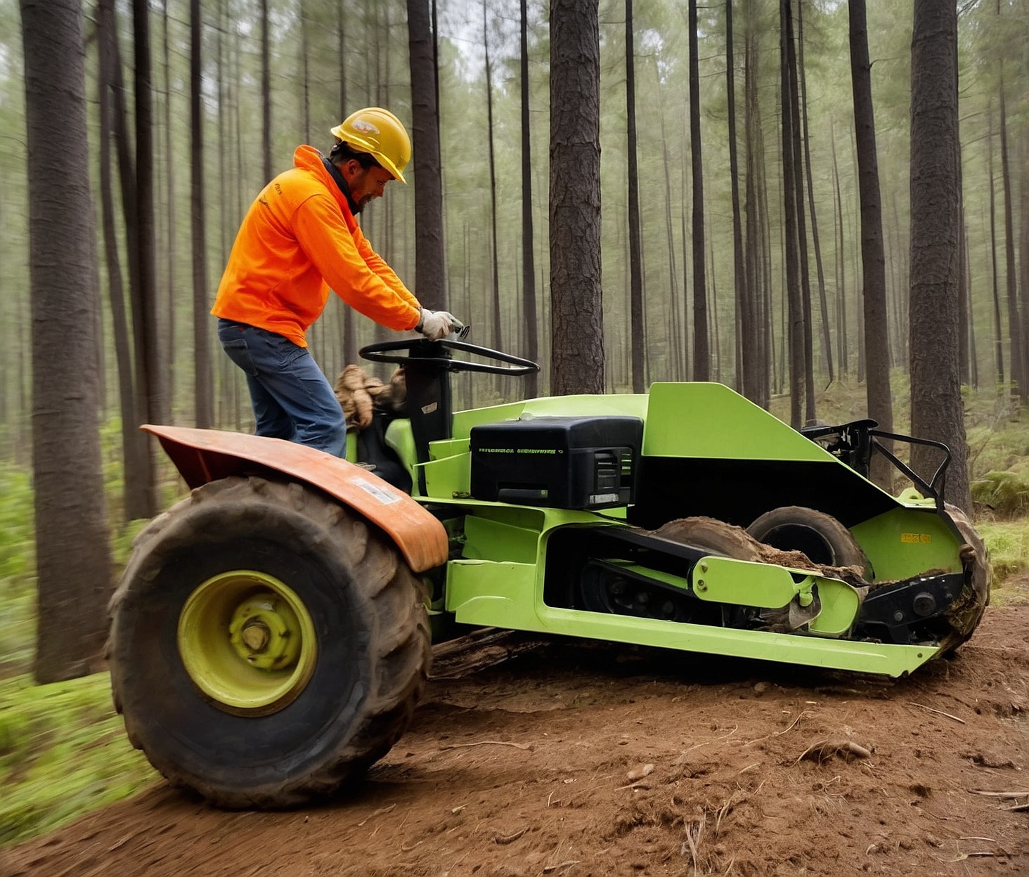 Técnica y seguridad fusionadas en extracción y transporte de madera en el sector forestal Manejo forestal técnico y seguro